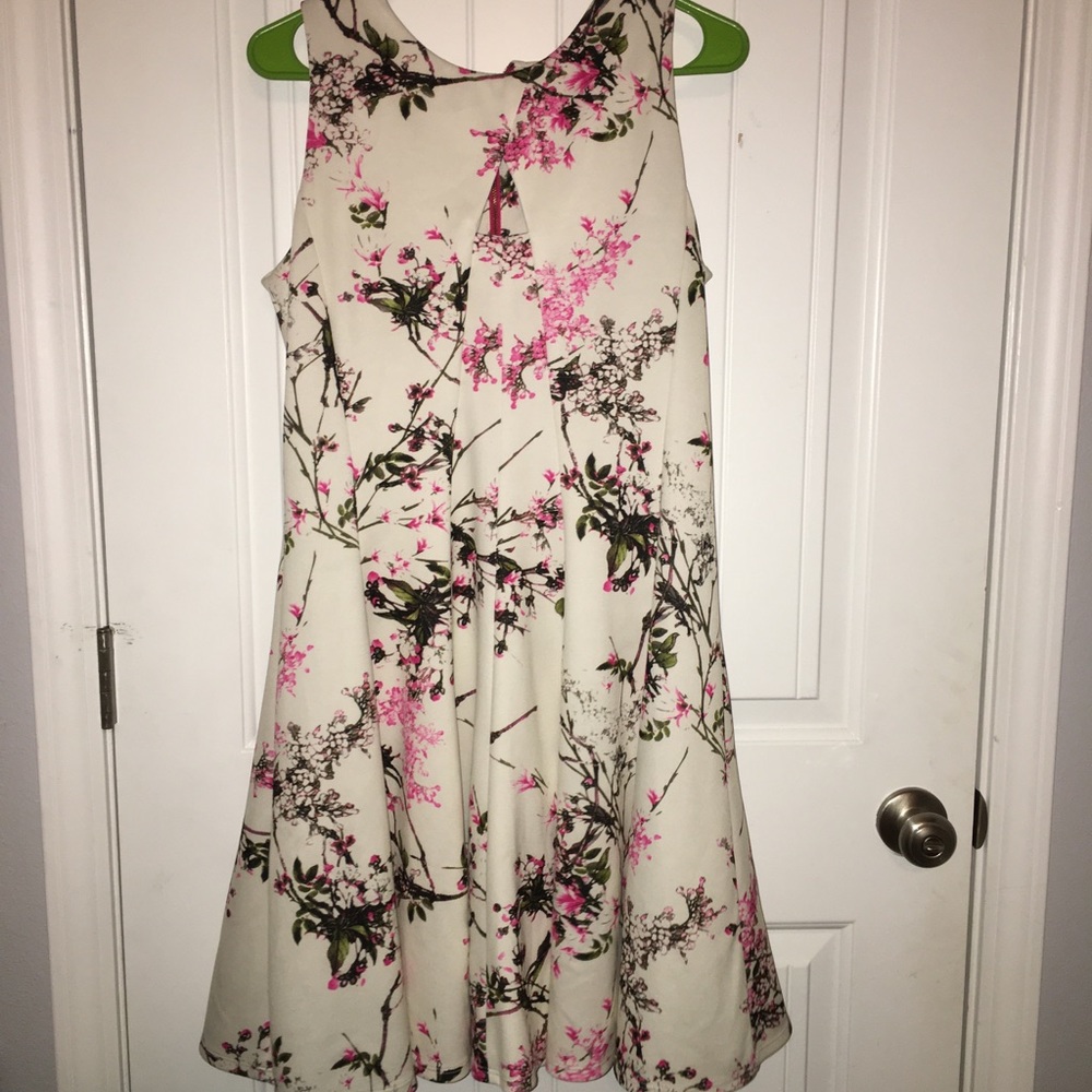 a Japanese floral style dress
